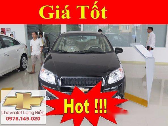 Bán Chevrolet Aveo đời 2017, màu đen