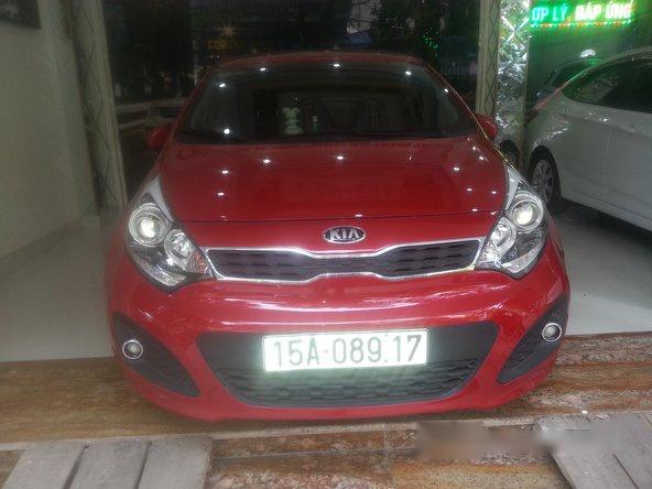 Bán xe cũ Kia Rio AT đời 2013, màu đỏ, giá tốt