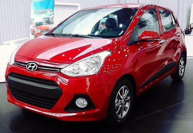 Bán Hyundai Grand i10 BASE đời 2017, màu đỏ, giá tốt