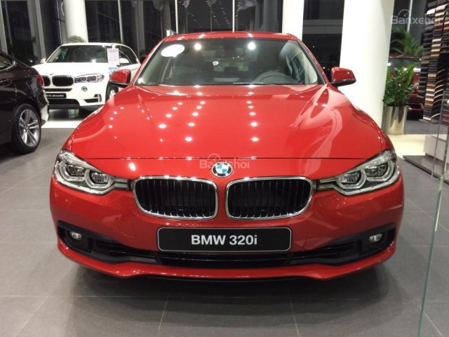 Bán xe BMW chính hãng tại Huế - BMW 3 Series 320i 2017 hoàn toàn mới, màu đỏ, nhập khẩu, giá rẻ nhất