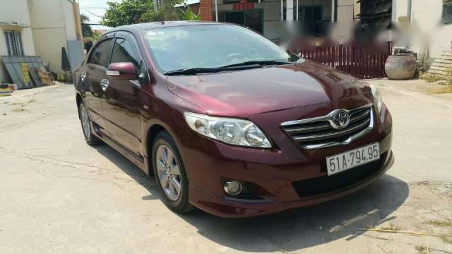 Bán xe Toyota Corolla altis AT đời 2008, màu đỏ  