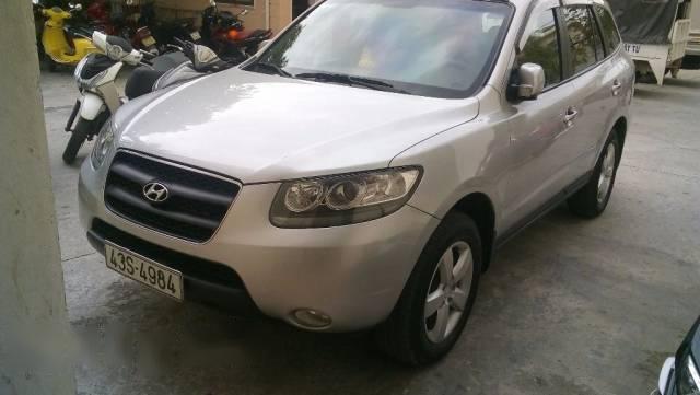 Bán Hyundai Santa Fe đời 2008, màu bạc 