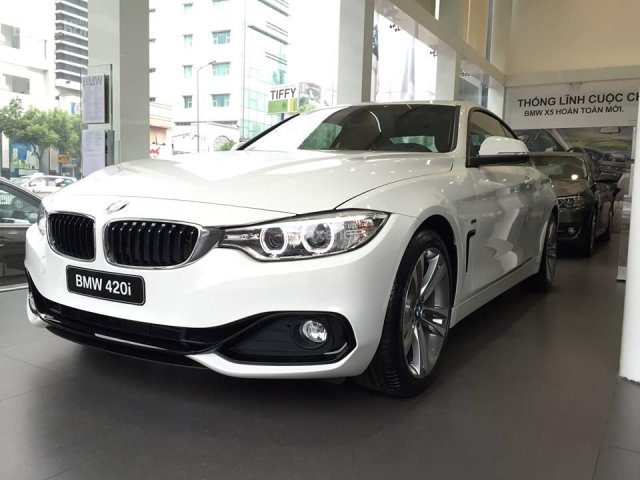 Bán ô tô BMW 4 Series 420i Coupe 2017, màu trắng, nhập khẩu chính hãng