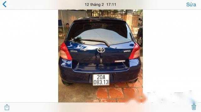 Cần bán Toyota Yaris đời 2008, nhập khẩu, giá 395tr