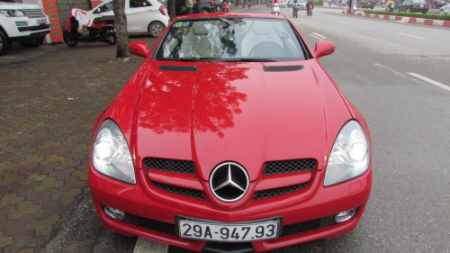 Bán Mercedes SLK200 đời 2010, màu đỏ, xe nhập, giá chỉ 980 triệu