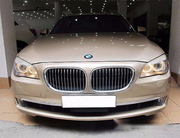 Bán BMW 7 Series 750Li 2009, màu vàng, nhập khẩu nguyên chiếc 