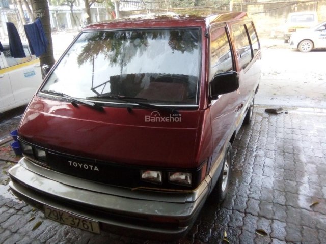 Cần bán Toyota Van năm 1986, màu đỏ, nhập khẩu, giá chỉ 60 triệu