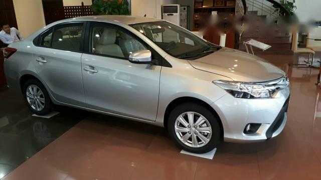 Bán Toyota Vios G CVT đời 2016, màu bạc, 594 triệu