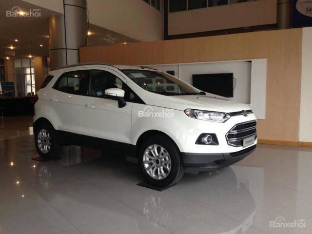 Bán ô tô Ford EcoSport Titanium 1.5L AT đời 2017, màu trắng, giá cạnh tranh