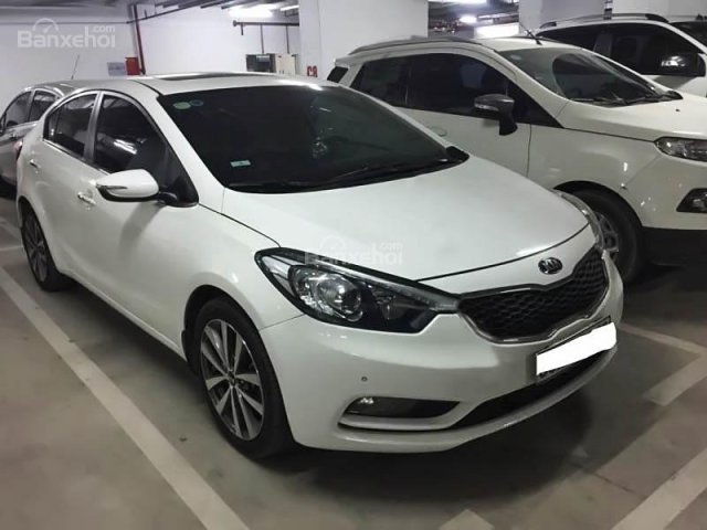 Bán xe cũ Kia K3 1.6AT đời 2013, màu trắng xe gia đình