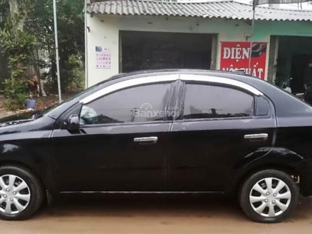 Mình bán ô tô Daewoo Gentra SX đời 2008, màu đen xe gia đình 