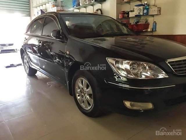 Bán xe cũ Toyota Camry 2.4G đời 2002, màu đen, 365 triệu