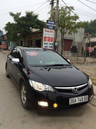 Bán Honda Civic MT đời 2008, màu đen số sàn 