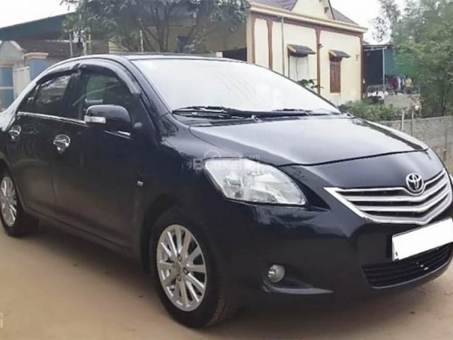 Bán Toyota Vios E đời 2010, màu đen, giá chỉ 375 triệu