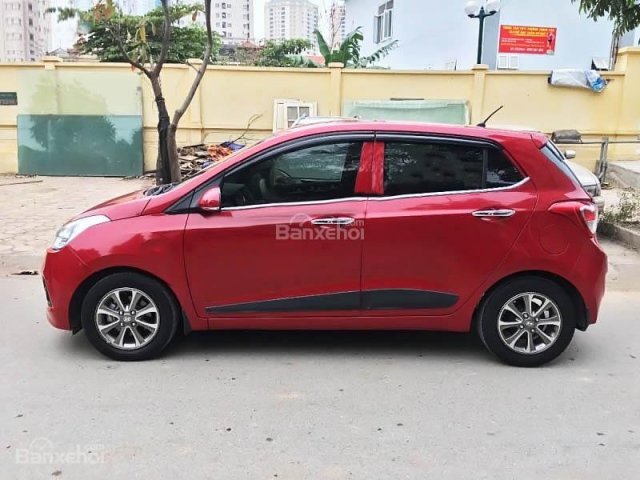 Bán Hyundai Grand i10 1.0AT đời 2014, màu đỏ, nhập khẩu chính hãng số tự động