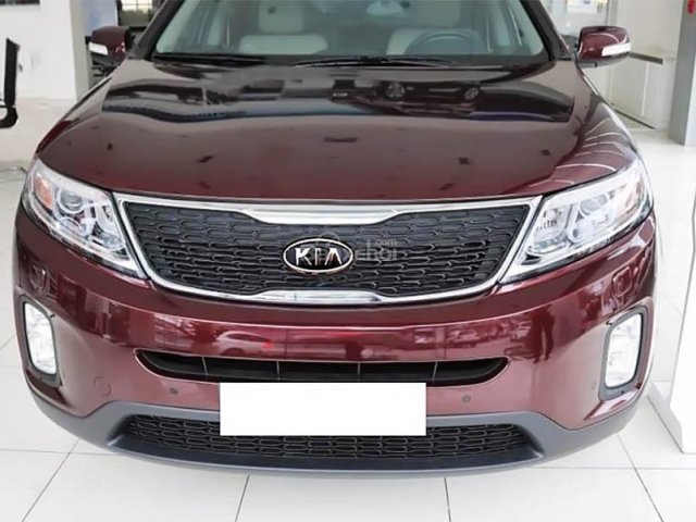 Bán ô tô Kia Sorento GAT đời 2017, màu đỏ