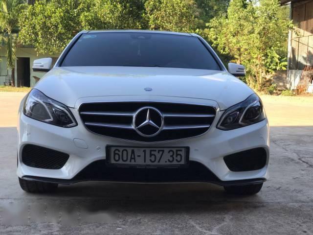 Bán xe cũ Mercedes E400 AMG đời 2014, màu trắng