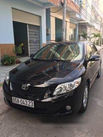 Bán lại xe Toyota Corolla AT đời 2009, màu đen