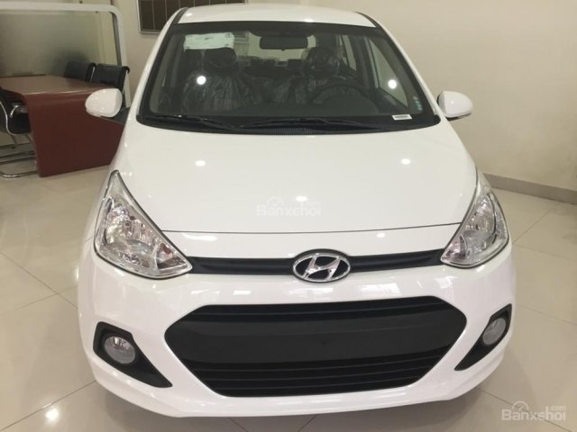 Bán ô tô Hyundai Grand i10 1.0MT đời 2017, màu trắng, nhập khẩu, giá 395tr