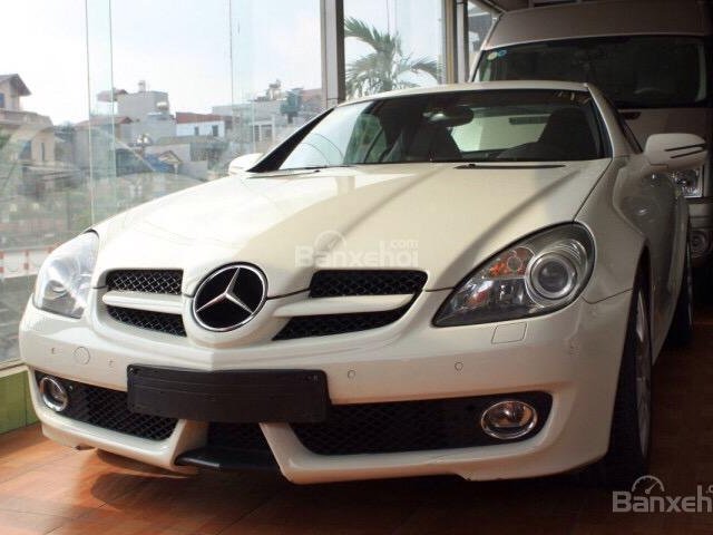 Bán Mercedes SLK 200 năm 2009, màu trắng, nhập khẩu nguyên chiếc