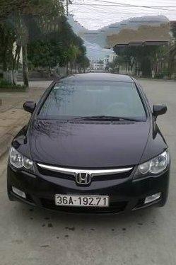 Chính chủ bán xe Honda Civic MT sản xuất 2007, màu đen