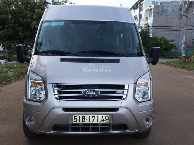 Bán ô tô Ford Transit đời 2015, màu xám (ghi)