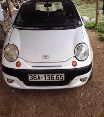 Bán xe cũ Daewoo Matiz đời 2004, màu trắng, giá 70tr