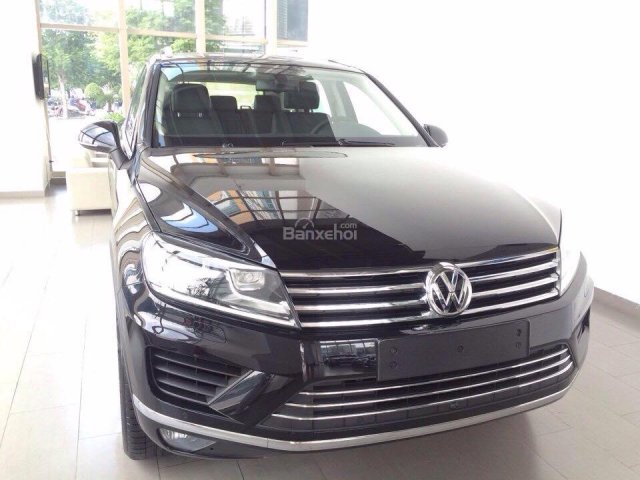 Bán ô tô Volkswagen Touareg GP 2016, màu đen, xe nhập. Tặng 100% thuế trước bạ. Kèm nhiều phần quà hấp dẫn. LH: 0931416628