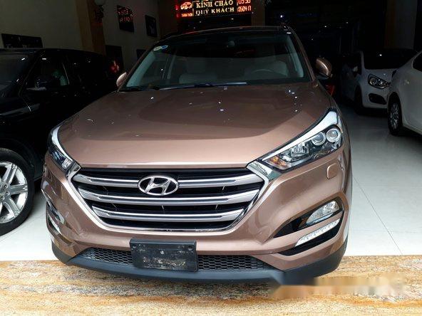 Bán xe Hyundai Tucson đời 2016, màu nâu 