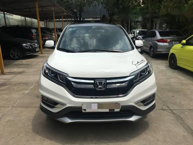 Cần bán xe Honda CR V 2.4AT đời 2016, màu trắng như mới