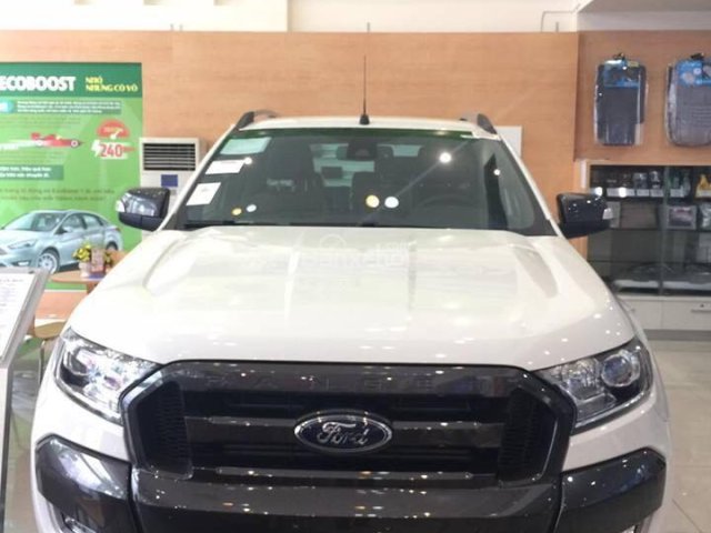 Bán Ford Ranger 2018, màu trắng, xe nhập, chỉ 150 tr nhận xe ngay trong tháng, LH 0938 055 993