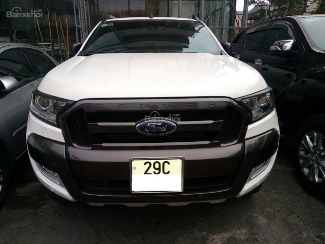 Bán xe Ford Ranger 3.2L Wildtrak 4x4 AT sản xuất 2016, màu trắng, nhập khẩu chính hãng