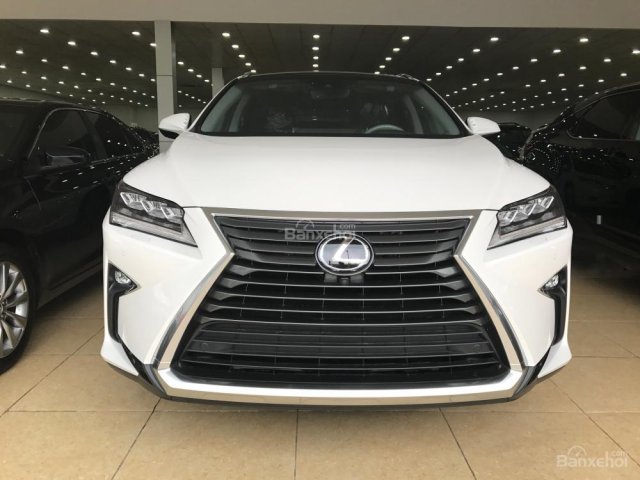 Bán Lexus RX350 Luxury Mỹ sản xuất 2017, màu trắng nội thất nâu