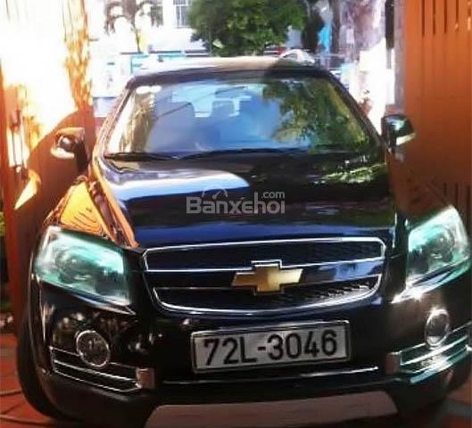 Cần bán xe cũ Chevrolet Captiva LT đời 2010, màu đen