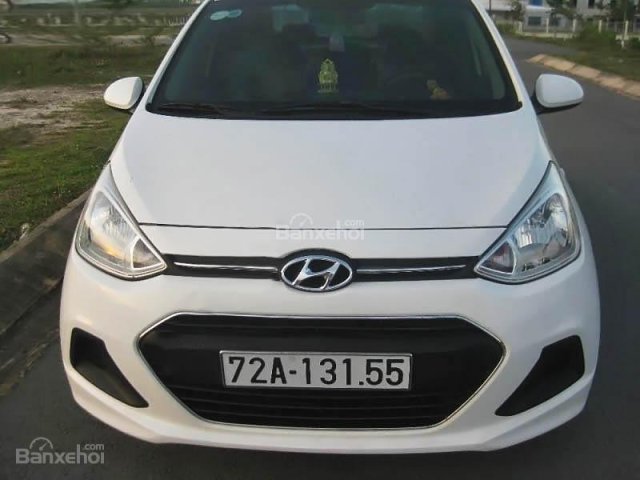 Bán xe Hyundai Grand i10 sản xuất 2015, màu trắng, nhập khẩu  