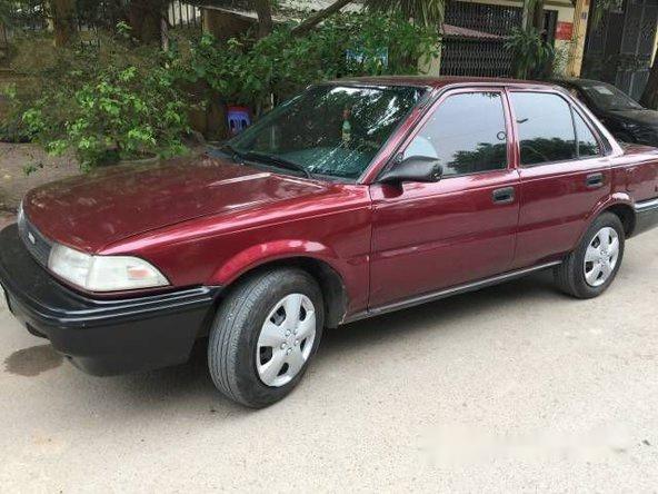 Bán Toyota Corolla MT đời 1990, màu đỏ số sàn