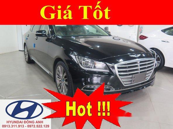 Bán xe Hyundai Genesis AT đời 2017, màu đen, nhập khẩu