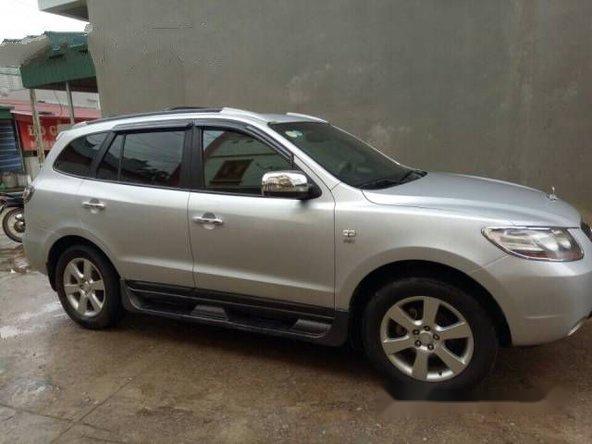 Bán Hyundai Santa Fe AT đời 2008, màu bạc 