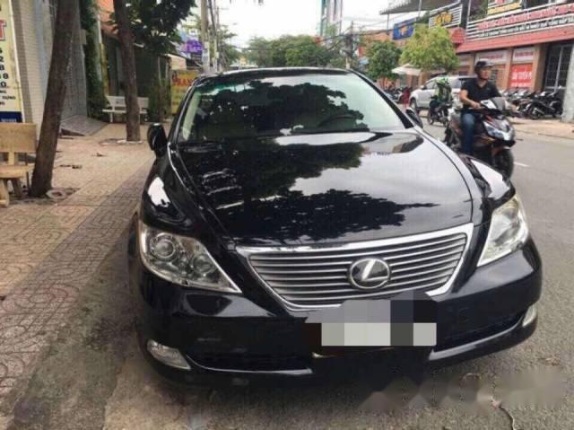 Cần bán Lexus LS460L 2008, 4 chỗ, màu đen, nội thất màu kem