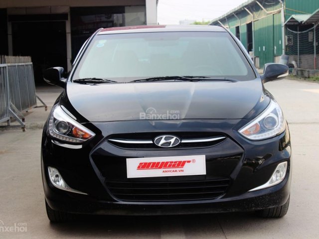 Bán xe Hyundai Accent Blue 1.4AT đời 2015, màu đen, nhập khẩu nguyên chiếc