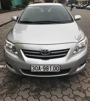 Cần bán lại xe Toyota Corolla Altis đời 2008, màu bạc số tự động