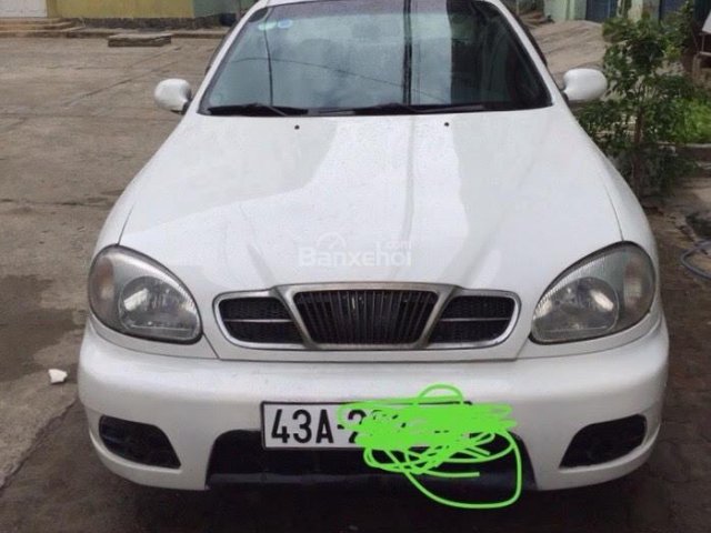 Cần bán Daewoo Lanos ls đời 2001, màu trắng