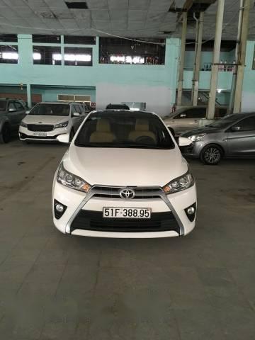 Bán xe cũ Toyota Yaris 1.3G đời 2016, màu trắng, nhập khẩu