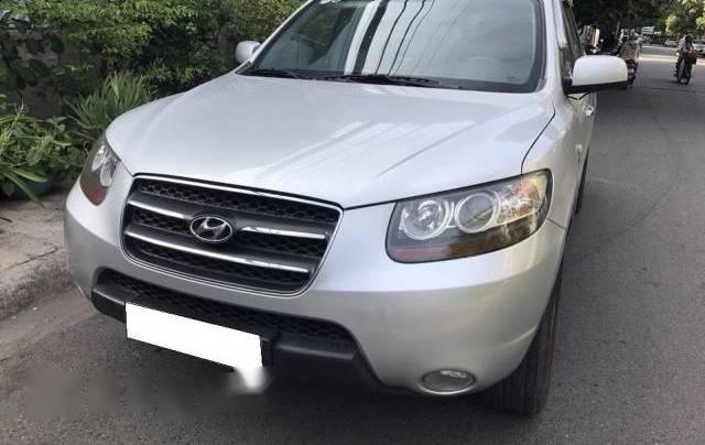 Bán Hyundai Santa Fe AT sản xuất 2008, màu bạc, nhập khẩu nguyên chiếc chính chủ, giá 598tr