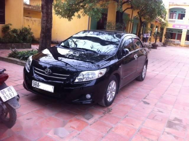 Cần bán xe Toyota Corolla Altis MT đời 2009, màu đen 