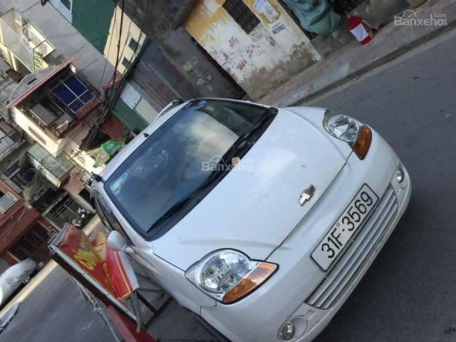 Xe Chevrolet Spark 2009, màu trắng