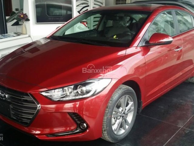 Elantra 1.6 AT đỏ 2016, giảm ngay 10tr