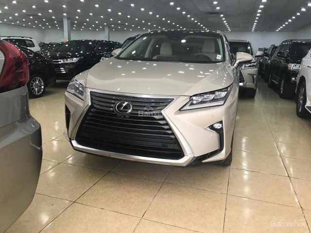 Giao ngay Lexus RX350 Luxury đời 2018, vàng cát, xuất Mỹ, LH 0904927272