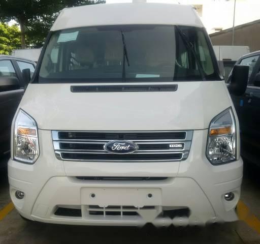 Bán xe Ford Transit 16 chỗ 2017, kiếng liền, mâm đúc