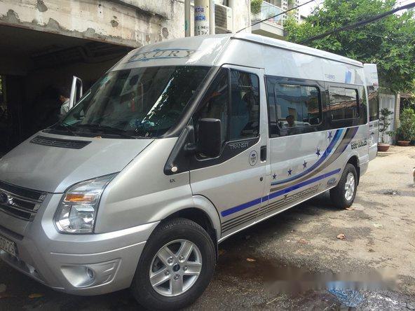 Bán xe cũ Ford Transit 2.4 LX đời 2015, màu bạc số sàn 